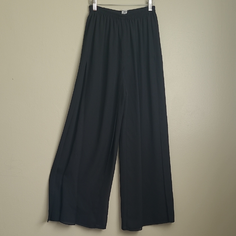 Adrianna Papell Charcoal Wide-Leg Pants
